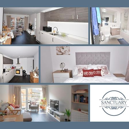 Gorgeous Spacious 2 Bed 2 Bath Apartment Leicester Exterior foto